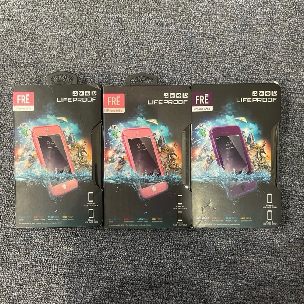 LifeProof FRE Series Case for iPhone 6/6s - Pink and Purple